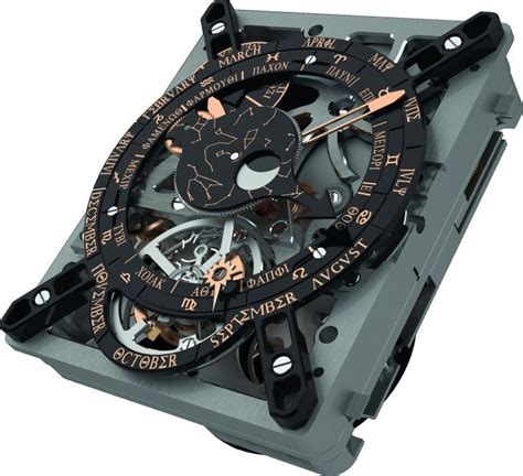 hublot's miniature replica of the antikythera mechanism